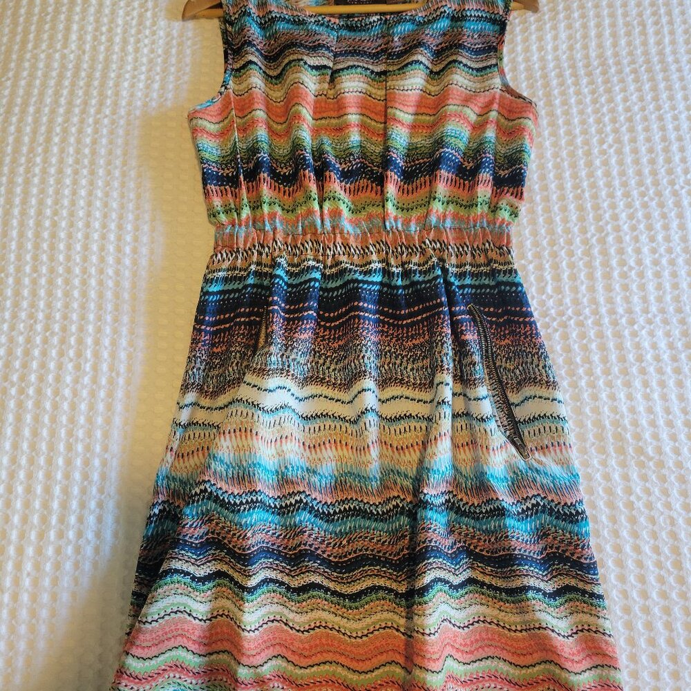Fun colorful dress by Speed Control - Size Large